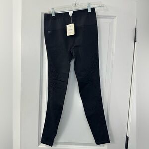 NWT Fabletics Lace High-Waisted Black Leggings